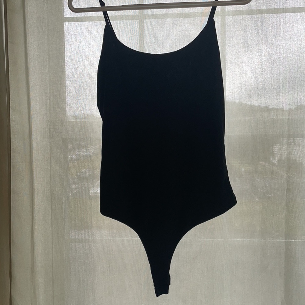 New Black Thong Bodysuit